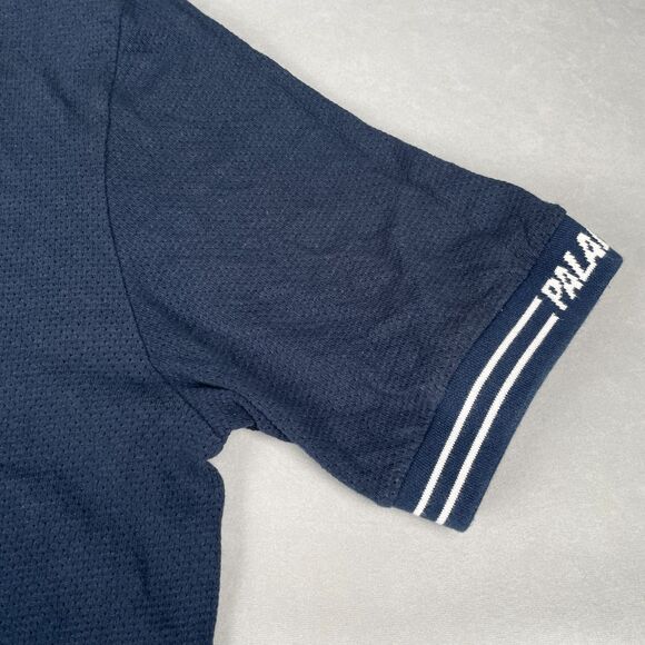Palace Skateboards Air Flex T-Shirt Men L Navy Blue Mesh Classic Crew Streetwear - Picture 5 of 9